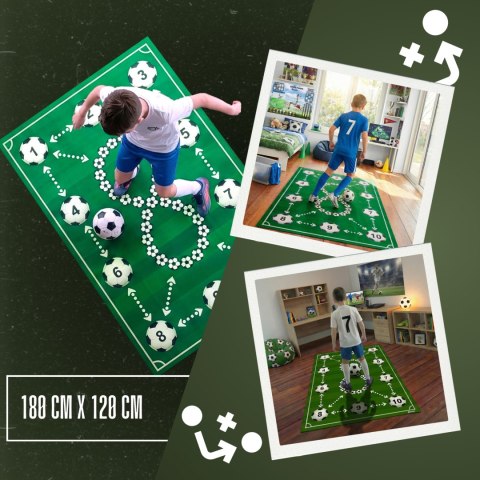 Mata do piłki nożnej Sprintigo ProMat XXL 180x120 - prezent dla dziecka