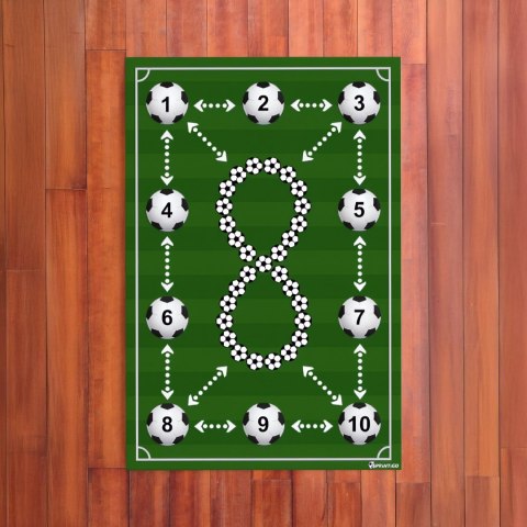 Mata piłkarska Sprintigo ProMat XXL 180x120 i Zdrapka Piłkarza - zestaw