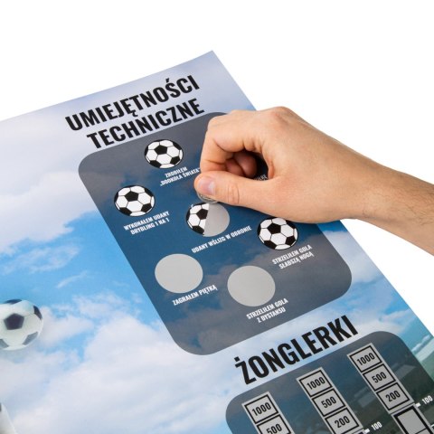 Mata piłkarska Sprintigo ProMat XXL 180x120 i Zdrapka Piłkarza - zestaw