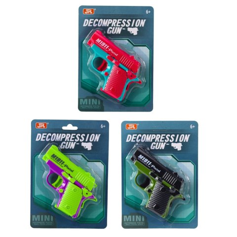 Mini Pistolet Zabawkowy Dla Dzieci 8 Nabojów Magazynek 12,5 x 8,5 cm Mix