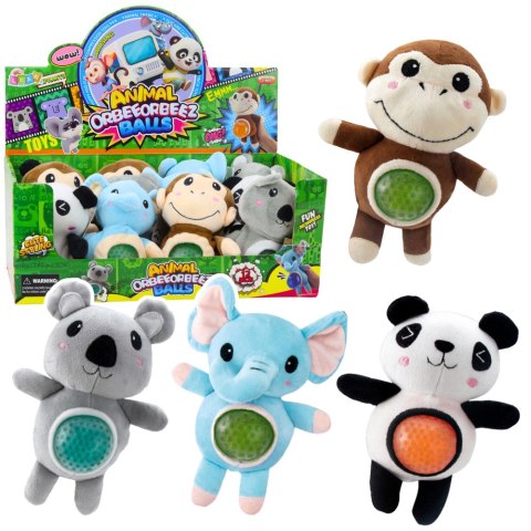 Pluszak Maskotka Do Ściskania Brzuszek Z Kulkami Wodnymi 17cm Mix