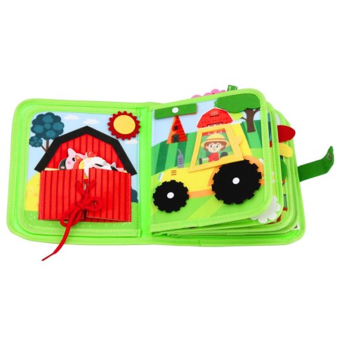 Książeczka Edukacyjna Sensoryczna Dla Dzieci Farma 20 Aktywności