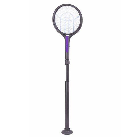 Rakieta Owadobójcza Elektryczna Teleskopowa 2w1 Lampa Na Muchy Komary