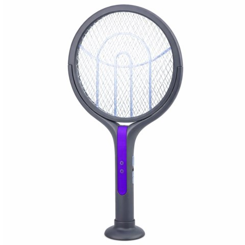 Rakieta Owadobójcza Elektryczna Teleskopowa 2w1 Lampa Na Muchy Komary