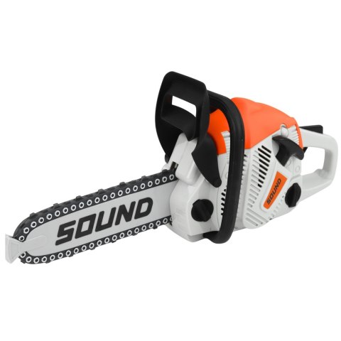 Zestaw Majsterkowicza Piła Łańcuchowa Kask Okulary Narzędzia Dźwięki