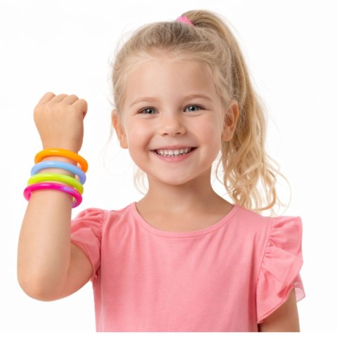 Bransoletki Opaski Fluorescencyjne Świecące W Ciemności Neon Stick 5 szt.