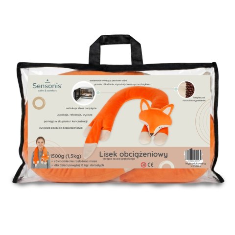 Sensonis Pluszak Obciążeniowy Lisek 1.5 kg