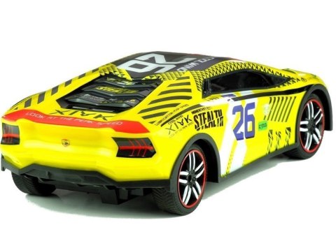 AUTO ZDALNIE STEROWANE SPORTOWE PILOT R/C ŻÓŁTE