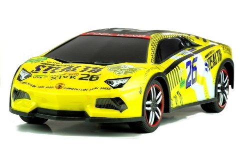 AUTO ZDALNIE STEROWANE SPORTOWE PILOT R/C ŻÓŁTE