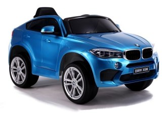 AUTO NA AKUMULATOR BMW X6 NIEBIESKIE LAKIEROWANE