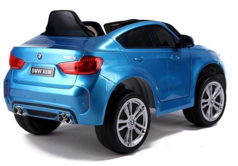 AUTO NA AKUMULATOR BMW X6 NIEBIESKIE LAKIEROWANE