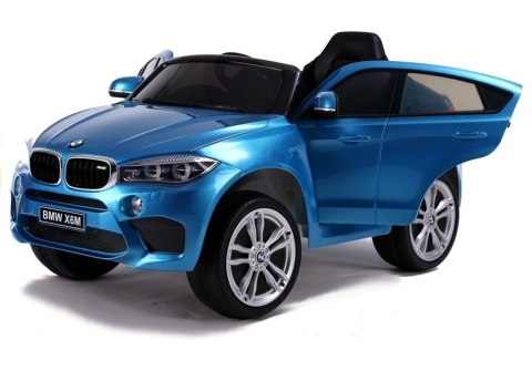 AUTO NA AKUMULATOR BMW X6 NIEBIESKIE LAKIEROWANE