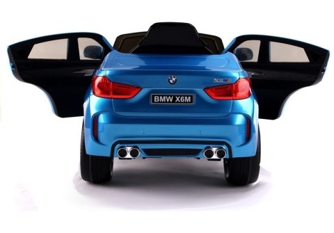 AUTO NA AKUMULATOR BMW X6 NIEBIESKIE LAKIEROWANE