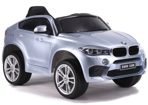 AUTO NA AKUMULATOR BMW X6 SREBRNY LAKIEROWANY
