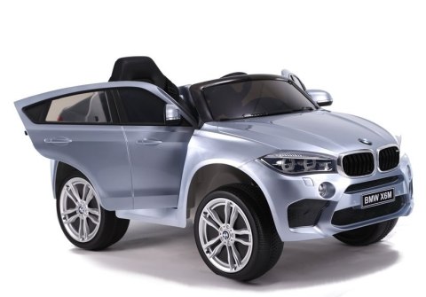 AUTO NA AKUMULATOR BMW X6 SREBRNY LAKIEROWANY