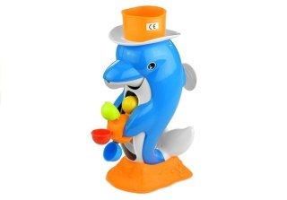 DELFIN KOŁOWROTKI ZABAWKA DO WANNY BASENU FONTANNA