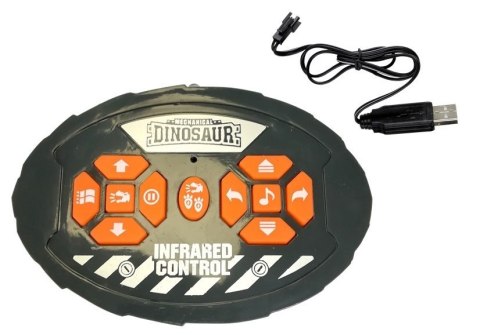 DINOZAUR ZDALNIE STEROWANY R/C + PILOT