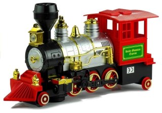 DUŻA LOKOMOTYWA POCIĄG NA BATERIE Z DŹWIĘKIEM