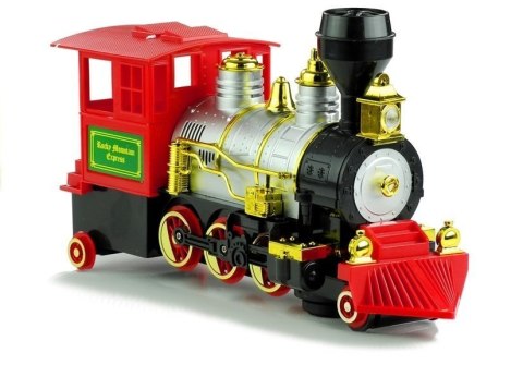 DUŻA LOKOMOTYWA POCIĄG NA BATERIE Z DŹWIĘKIEM