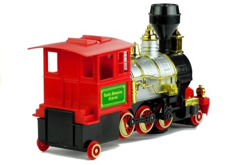 DUŻA LOKOMOTYWA POCIĄG NA BATERIE Z DŹWIĘKIEM