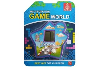 GRA ELEKTRONICZNA KIESZONKOWA TETRIS GWIAZDKA FIOLETOWY