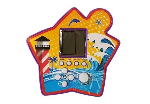 GRA ELEKTRONICZNA KIESZONKOWA TETRIS GWIAZDKA FIOLETOWY