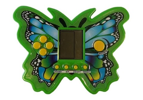 GRA ELEKTRONICZNA TETRIS MOTYL ZIELONY
