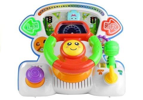 KIEROWNICA EDUKACYJNA INTERAKTYWNA DŹWIĘKI ŚWIATŁO