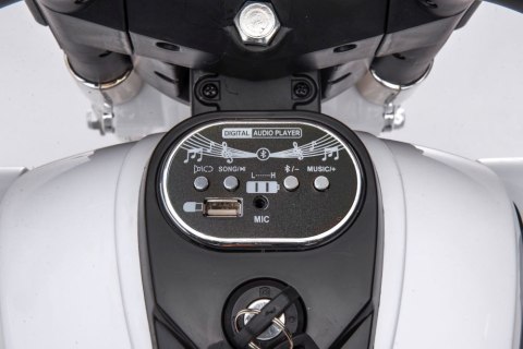 MOTOR NA AKUMULATOR TRÓJKOŁOWY GOLDWING BIAŁY