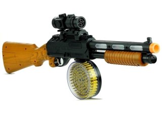 PISTOLET BROŃ KARABIN AK 868-1 ŚWIECI GRA 60 CM