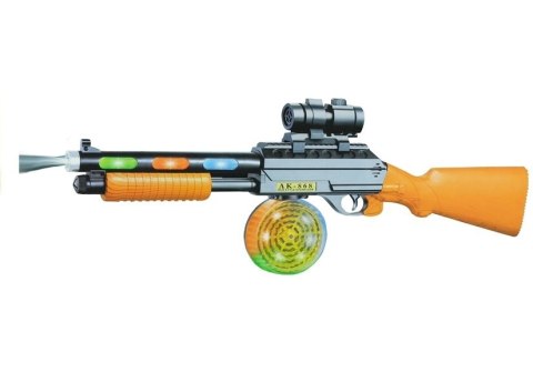 PISTOLET BROŃ KARABIN AK 868-1 ŚWIECI GRA 60 CM