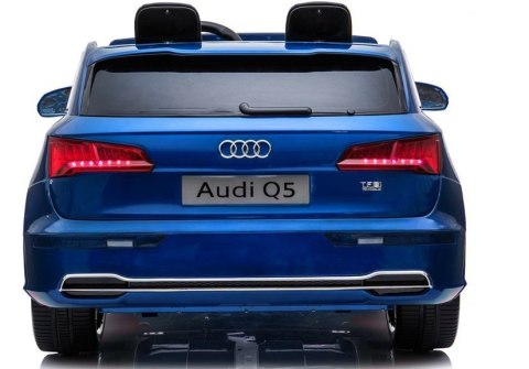 POJAZD NA AKUMULATOR NOWE AUDI Q5 2-OSOBOWE NIEBIESKIE LAKIEROWANE