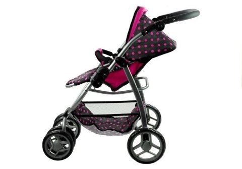 WÓZEK DLA LALEK ALICE GŁĘBOKI, SPACERÓWKA, GONDOLA 2W1