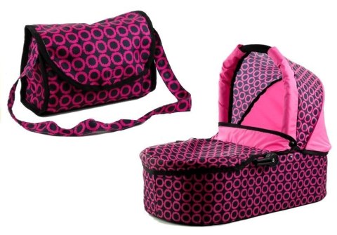 WÓZEK DLA LALEK ALICE GŁĘBOKI, SPACERÓWKA, GONDOLA 2W1