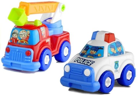 ZESTAW POJAZDÓW POLICJA STRAŻ LAWETA ROZKRĘCANE