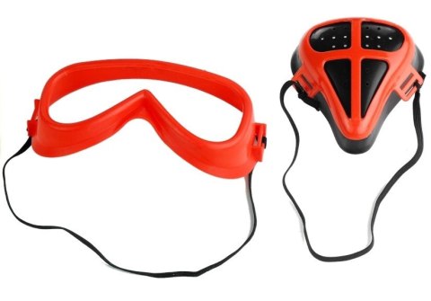 ZESTAW STRAŻAKA WÓZ HEŁM GAŚNICA PIŁA 14 ELEMENTÓW