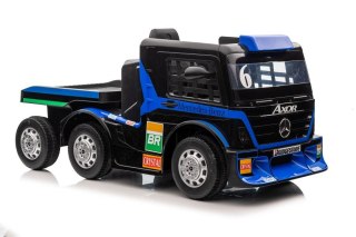 AUTO NA AKUMULATOR MERCEDES + NACZEPA XMX622B GRANATOWY LCD