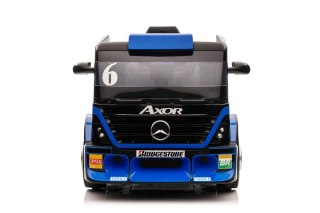 AUTO NA AKUMULATOR MERCEDES + NACZEPA XMX622B GRANATOWY LCD