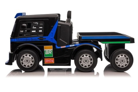 AUTO NA AKUMULATOR MERCEDES + NACZEPA XMX622B GRANATOWY LCD