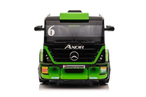 AUTO NA AKUMULATOR MERCEDES + NACZEPA XMX622B ZIELONY LCD