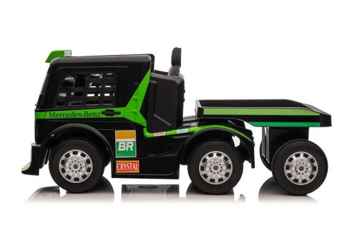 AUTO NA AKUMULATOR MERCEDES + NACZEPA XMX622B ZIELONY LCD