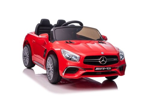 AUTO NA AKUMULATOR MERCEDES SL65 S CZERWONY LAKIEROWANY LCD