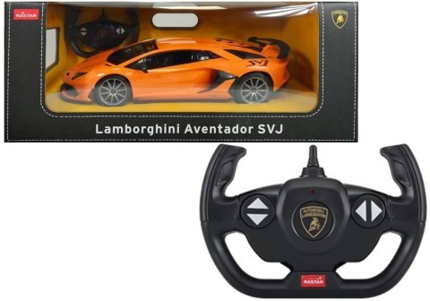 AUTO R/C LAMBORGHINI AVENTADOR RASTAR 1:14 POMARAŃCZOWY