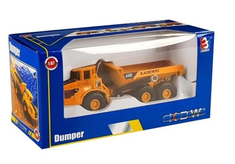 AUTO WYWROTKA METALOWA 1:87 RUCHOME ELEMENTY