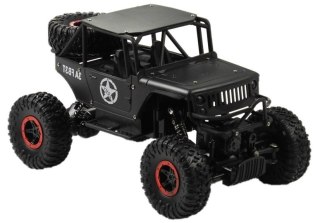 AUTO ZDALNIE STEROWANE JEEP R/C 1:18 CZARNE
