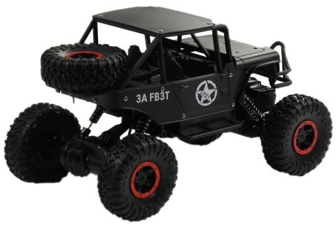 AUTO ZDALNIE STEROWANE JEEP R/C 1:18 CZARNE