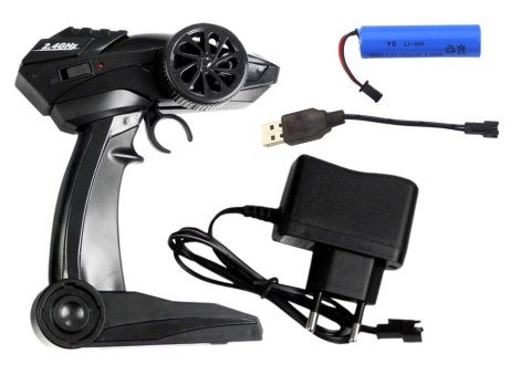 AUTO ZDALNIE STEROWANE JEEP R/C 1:18 CZARNE