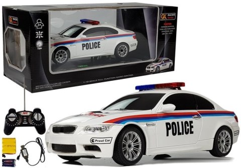 AUTO ZDALNIE STEROWANE POLICJA 1:18 R/C