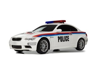 AUTO ZDALNIE STEROWANE POLICJA 1:18 R/C