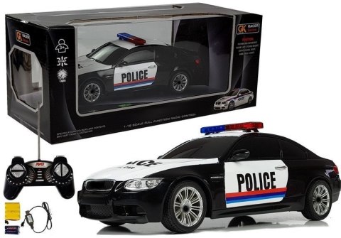 AUTO ZDALNIE STEROWANE POLICJA 1:18 R/C
